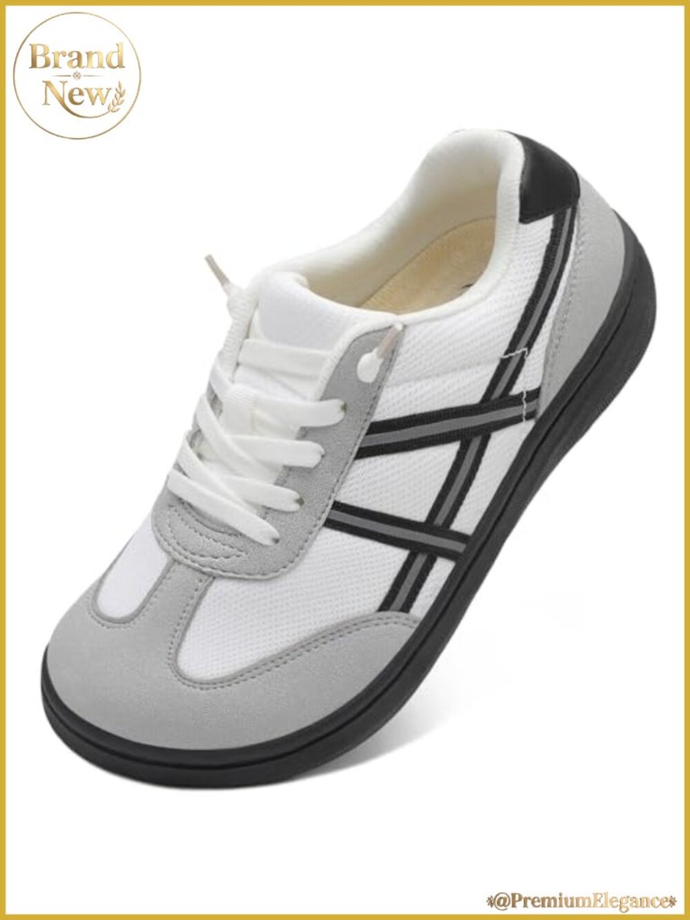 Women's Wide Toe Box Walking Shoes Memory Foam Slip-On Sneakers
